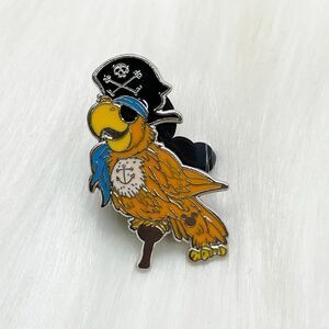 🔮 5/$25 Disney Orange Pirate Parrot Pin